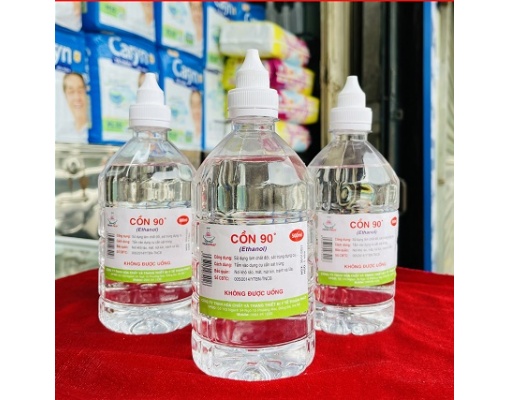 Cồn y tế sát trùng, sát khuẩn 70-90 độ chai 500ml